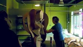 Wayne-O-Rama Civil War Puppets build at Tenn Arts: September 2016