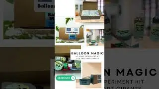 Balloon Magic v4 #yapyapandhowler #parachutescience #balloonmagic #bakingsoda #vinegar #chemistry