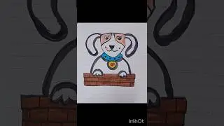 Cute Puppy Drawing #art #forkids #kidsvideo #artsforkids #shorts #easydrawing #howtodraw #puppy