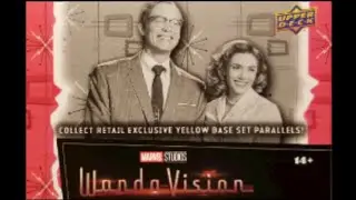 2022 Upper Deck Marvel Studios Wandavision Blaster Box Break - Gold Parallels, Scarlet Red Parallels