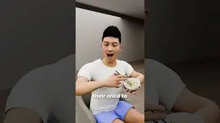 Kid Can&rsquo;t Stop Eating Even On Earthquake 😱