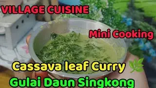 Delicious cooking Savoring the Taste of Indonesia: Cassava leaf Crurry Recipe// Gulai daun singkong