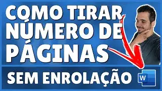 Como Tirar N&uacute;mero de P&aacute;gina no Word