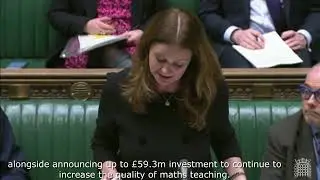 Oral Questions to the Secretary of State for Education