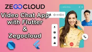Flutter Video Chat App with ZEGOCLOUD 2023 | Live Video Call App Flutter |  Video Call App Flutter