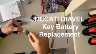 Ducati Diavel 1200 - Key Battery Replacement - Diavel Garage ASMR