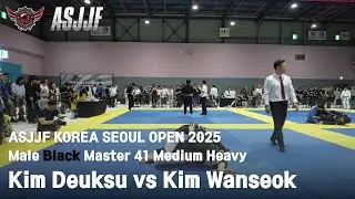 2025 ASJJF Korea International Jiu-Jitsu Seoul Open / Kim Deuksu vs Kim Wanseok