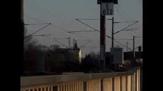 Passenger and Freight Trains in Hannover, Germany