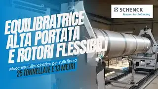 Macchina equilibratrice orizzontale fino a 25 tonnellate