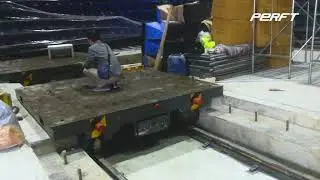 Motorized Coil Heavy Load Rail Transfer Car with Low Voltage Equipment