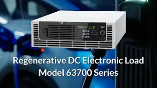 Regenerative DC Electronic Load 63700 Series｜Chroma