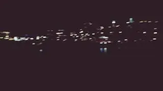 Cincinnati Ohio sky line at night
