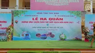 Thời trang từ rác tái chế-sự kiện môi trường THPT Hưng Nhân 2021-Ngọc Quynh Studio