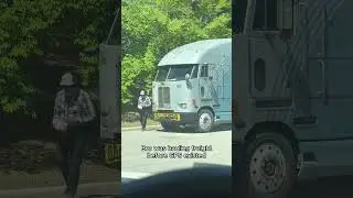 The trailer has been making executive decisions again🤣🤣#truck #semitruck #road #funny #fyp