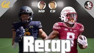 FSU Gets 1st Win | Cal vs Florida State Recap