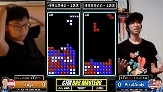 BACK AT IT AGAIN! Tugi, Andy | SEMIS | Classic Tetris Monthly DAS Masters Event June 2025