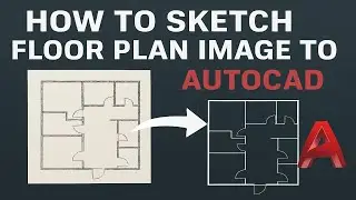 How to Trace Floor Plans from Image to AutoCAD FAST!