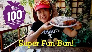 Super Fun Bun @ Sutter's Funnel Cake #Knotts100 #KnottsBerryFarm #Quarantine2021