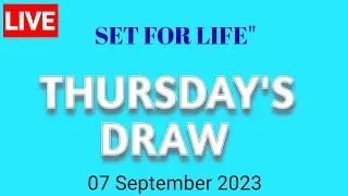 Tonight Set For Life Draw Live | Set for Life Draw Live 07 September 2023