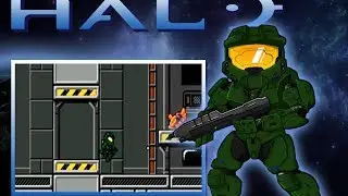 HALO pixel force - NINTENDO NES demake