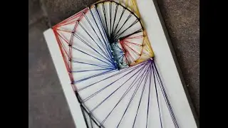 Golden Spiral String Art