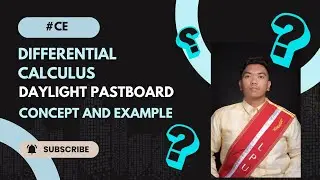 Differential Calculus - Day Light Problem Past Board - Alternate Solution by Inspection