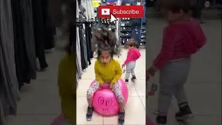 Jumping on Bouncing Ball 🏀🤩🤩🤣🤣🔥🔥 #trending #viral #shorts