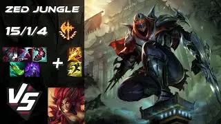 JUNGLE Zed vs Zyra - NA Challenger Patch 25.18