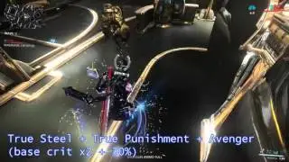 Warframe: U17.5 Hysteria crit buff test - red crit Hysteria!