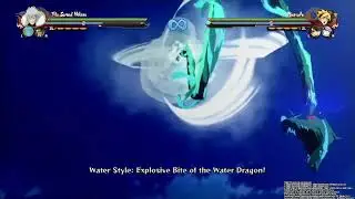 TOBIRAMA (EDOTENSAI) JUTSU EXPLOSIVE BITE OF WATER DRAGON