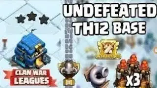 New th12 war base 2019(layout) best townhall 12 cwl war base! Anti 1star/2star/3star 6 replays