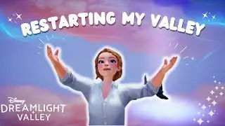 starting fresh, resetting my valley | disney dreamlight valley