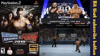 WWE SmackDown! vs. RAW 2010 - Multiplayer Versus Gameplay on PS2 (PlayStation 2)