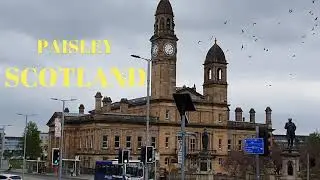 Paisley Scotland Walk up the High Street Today Whats Open ?