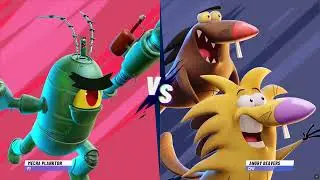 Nickelodeon All-Star Brawl 2 (PC) Arcade as Mecha Plankton