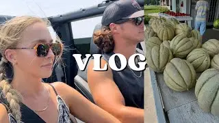 VLOG | peach capitol ran out of peaches?? taking the top off the Bronco