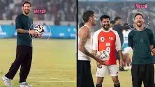 This Unexpected Moment in India SHOCKS Everyone | Politician Joins Messi on the Pitch