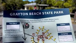 Camping at Grayton Beach State Park, Florida