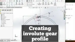 2. Creating involute gear profile