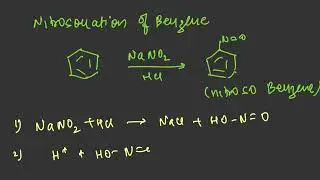 Nitrosation of Benzene
