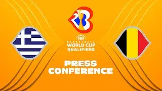 Greece v Belgium - Press Conference | FIBA Basketball World Cup 2023 European Qualifiers
