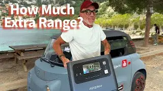 Насколько увеличится запас хода AFERIY P210 у нашего Citroen Ami?