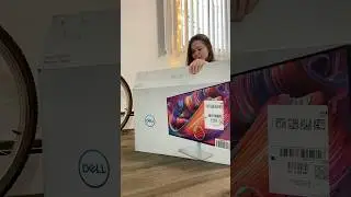 Unpacking a dell 27 inches monitor. S2725HS. Распаковка монитора Dell 27