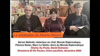 La poudri&egrave;re du Proche Orient.
