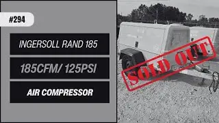 Ingersoll Rand 185CFM - 125PSI Portable Air Compressor | #aircompressor
