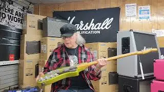 Taking the Fender Meteora Ultra II Bass for a spin at The House of Guitars.