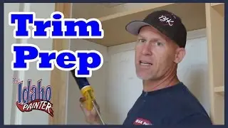 CAULKING AND SPACKLING TIPS.  DIY How to paint trim.  Tips painting trim work.