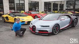 Surprise BUGATTI CHIRON Drive to Collect an Aventador SVJ!