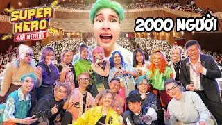 Vlog Yapun Hậu Trường Fanmeeting Super Hero Team Biểu Diễn Trước 2000 Kh&aacute;n Giả!