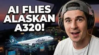 What happens when we let an AI fly our Alaskan a320 to Seattle in X Plane